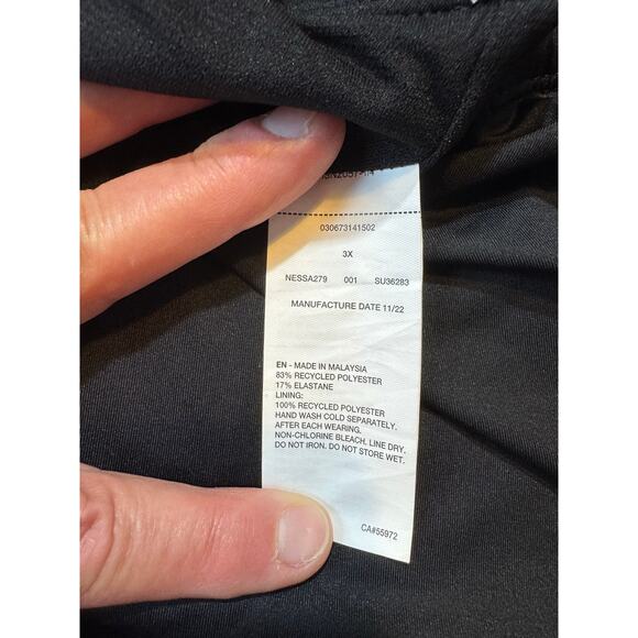 NIKE swim top, Tankini top; size 3X, Black, NEW with tags - Picture 10 of 11